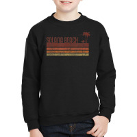 Solana Beach California Vintage 70s 80s Vacation Youth Sweatshirt | Artistshot