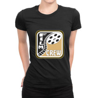 Film Reel Cinema Film Crew Ladies Fitted T-shirt | Artistshot