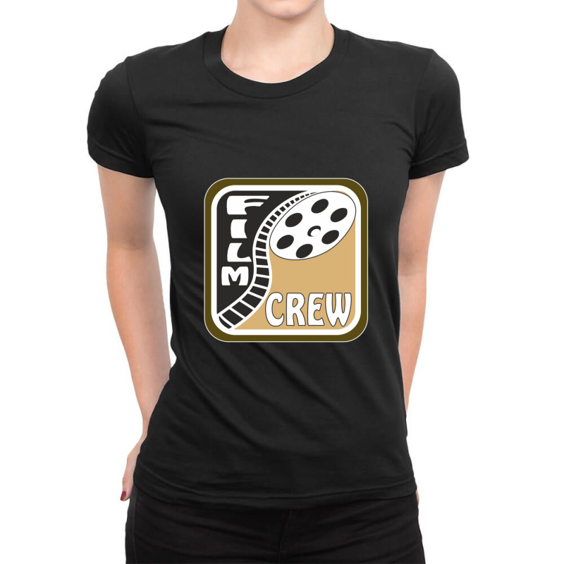 Film Reel Cinema Film Crew Ladies Fitted T-Shirt by NicholetteJeanHastings | Artistshot