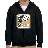 Film Reel Cinema Film Crew Youth Zipper Hoodie | Artistshot