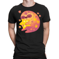 Galaxy Sloth Holding A Star T-shirt | Artistshot