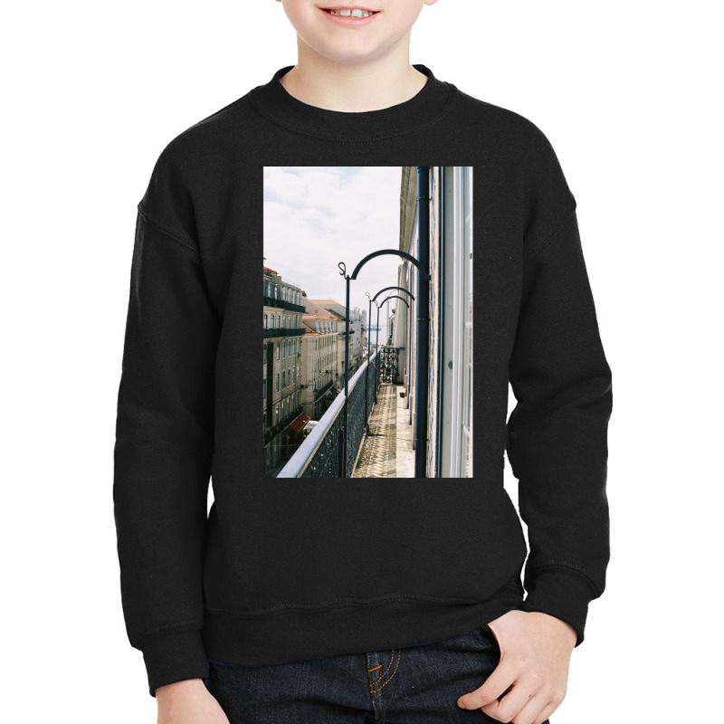 Hotel Lookout In Lisbon Portugal Youth Sweatshirt by SuzanneElaineSehorn | Artistshot