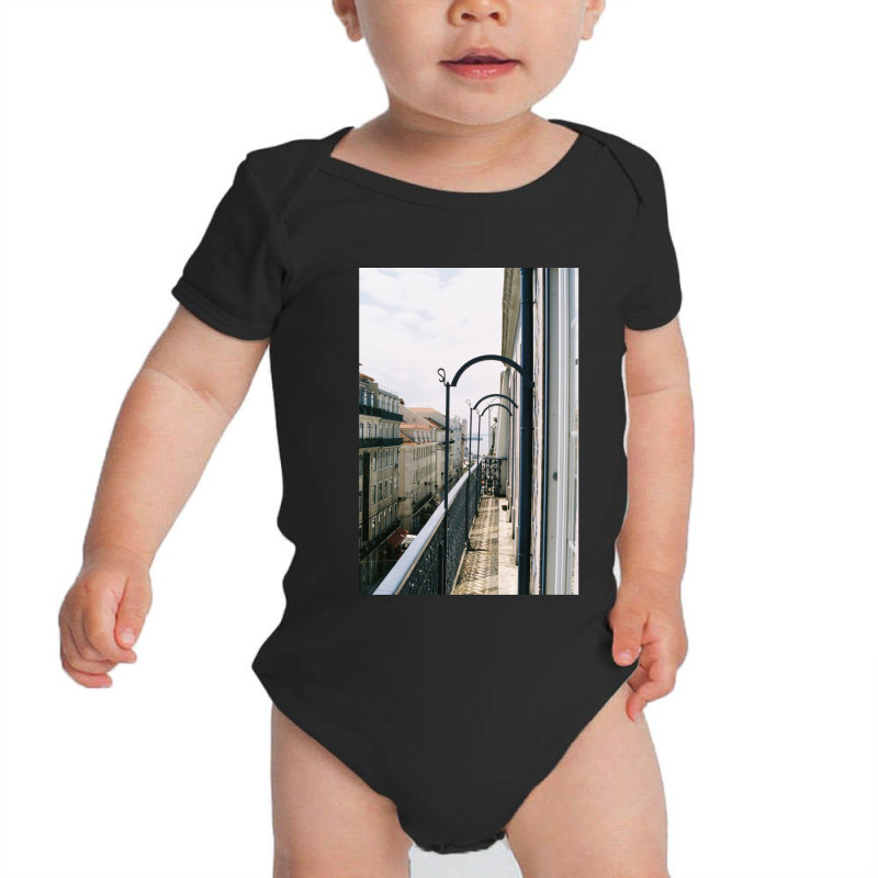 Hotel Lookout In Lisbon Portugal Baby Bodysuit by SuzanneElaineSehorn | Artistshot