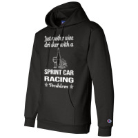 Funny Wine Drinker Sprint Car Cars Racing Champion Hoodie | Artistshot