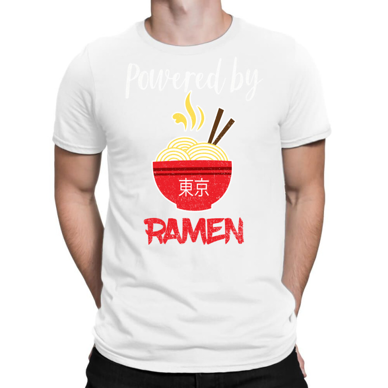 Powered By Ramen Hoodie  Vintage Retro Noodle Top T-shirt | Artistshot