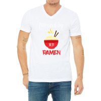 Powered By Ramen Hoodie  Vintage Retro Noodle Top V-neck Tee | Artistshot