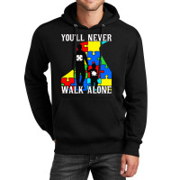 Never Walk Alone   Father And Son Unisex Hoodie | Artistshot