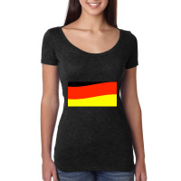 Germany Flag Women's Triblend Scoop T-shirt | Artistshot