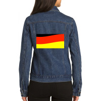 Germany Flag Ladies Denim Jacket | Artistshot