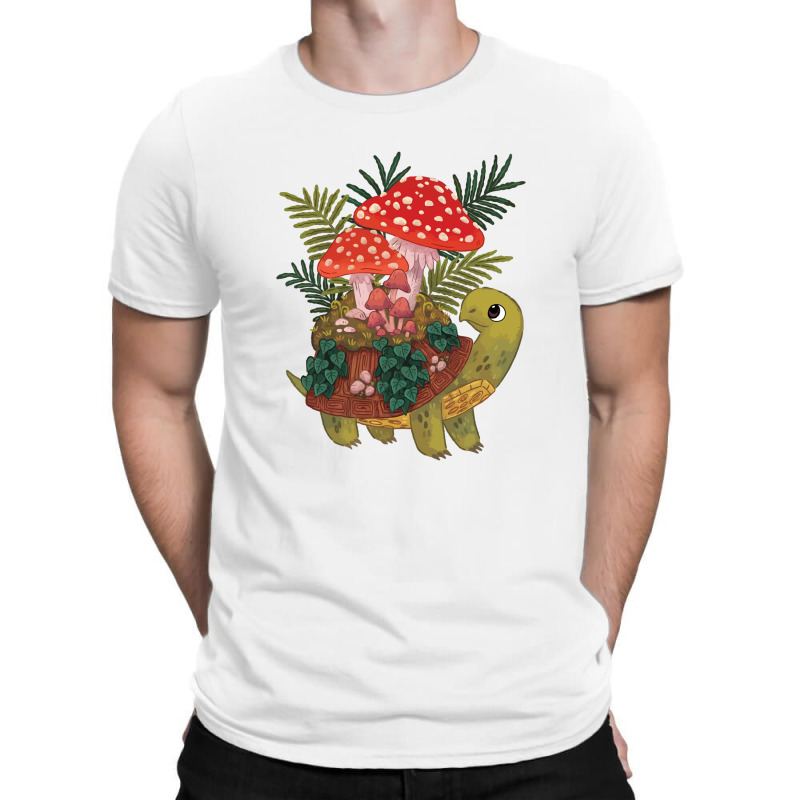 Mushroom Planty Turtle T-shirt | Artistshot