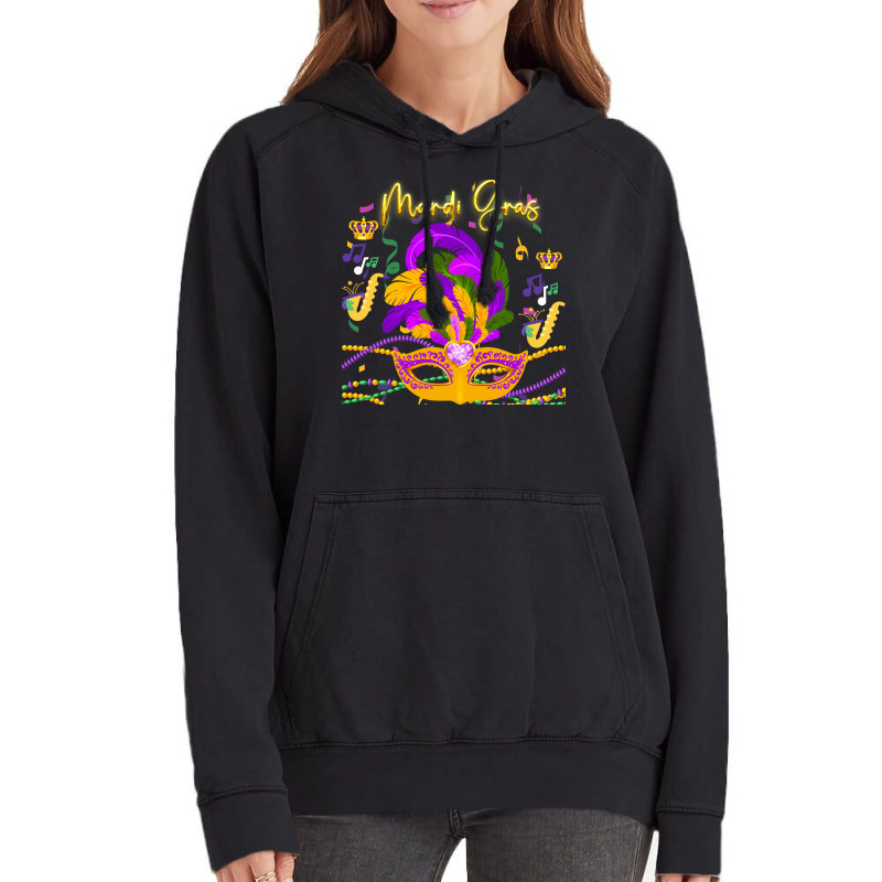 Mardi Gras Bread Vintage Hoodie | Artistshot