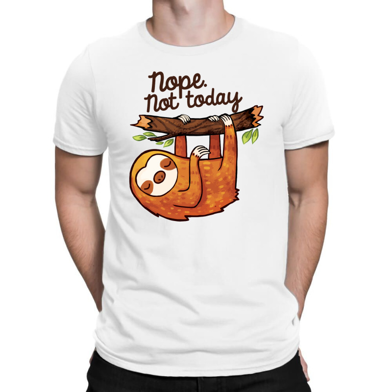 Sloth Nope T-shirt | Artistshot