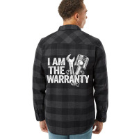 I Am The Warranty Race Car Parts Repair Guy Funny Mechanic Flannel Shirt | Artistshot