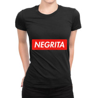 Womens Negrita Latina Afro Chica Bonita Black Spanish _004 Ladies Fitted T-shirt | Artistshot