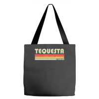 Tequesta Fl Florida City Home Roots Retro 70s 80s Tote Bags | Artistshot