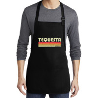 Tequesta Fl Florida City Home Roots Retro 70s 80s Medium-length Apron | Artistshot