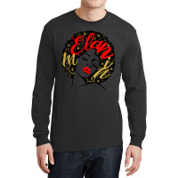 Gifts Afro Diva Ethnic Black Girl Magic Red Lips Melanin _001 Long Sleeve Shirts | Artistshot