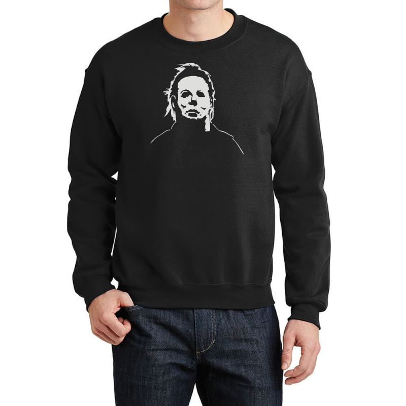 Custom Michael Myers Crewneck Sweatshirt By Cm-arts - Artistshot