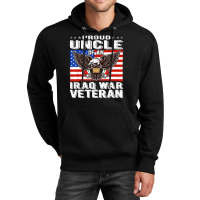 Limited Edition Mens Proud Uncle Of Iraq Veteran Patriotic Military Fa Unisex Hoodie | Artistshot