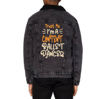 I'm A Content Ballet Dancer Unisex Sherpa-lined Denim Jacket | Artistshot