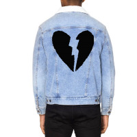 Broken Heart Unisex Sherpa-lined Denim Jacket | Artistshot