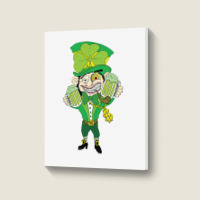 St Patricks Day Portrait Canvas Print | Artistshot