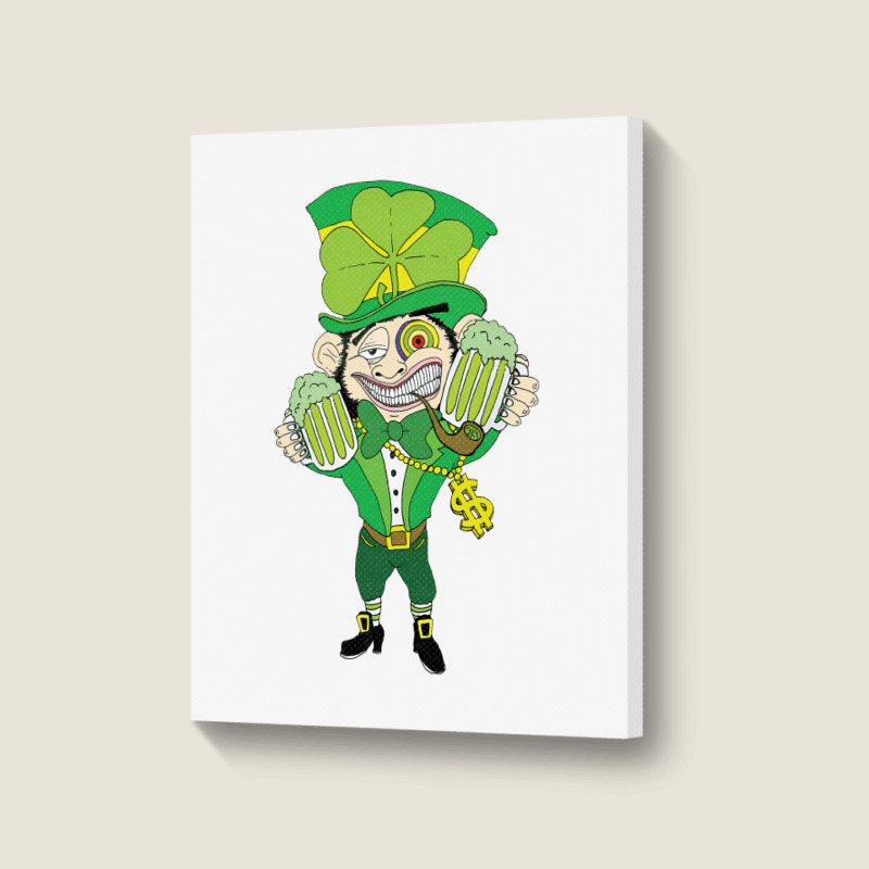 St Patricks Day Portrait Canvas Print | Artistshot