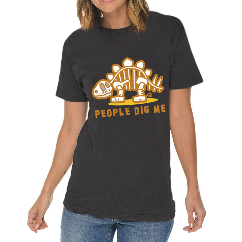 People Dig Me Vintage T-Shirt by Crews Micki | Artistshot