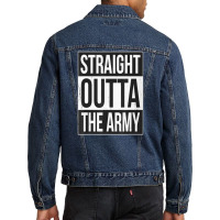 Limited Edition Army Veteran Men Denim Jacket | Artistshot