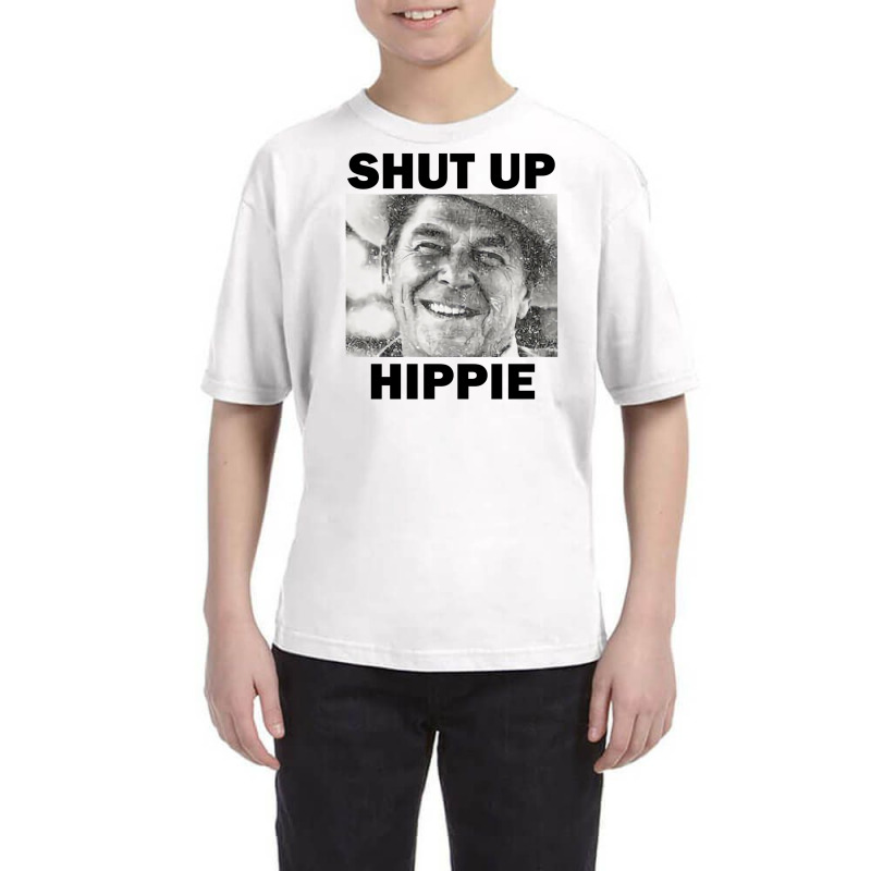 Ronald Reagan Says Shut Up Hippie Youth Tee by cocoricodel | Artistshot