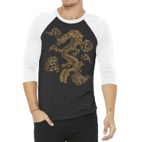 Traditional Chinese Dragon Symbol Of Power And Strength T Shirt 3/4 Sleeve Shirt | Artistshot