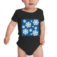 Limited Edition Dreidel Paper Snowflakes - Happy Hanukkah - Dark Blue Baby Bodysuit | Artistshot