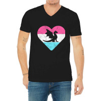 Trending Retro Vintage Dragon Gift V-neck Tee | Artistshot