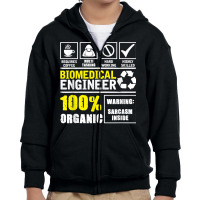 Biomedical Engineer Facts Label Biomedical Engineering T Shirt Youth Zipper Hoodie | Artistshot