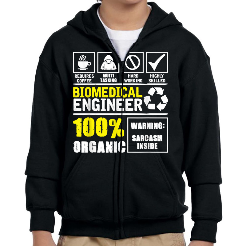 Biomedical Engineer Facts Label Biomedical Engineering T Shirt Youth Zipper Hoodie by lavenakf44f | Artistshot