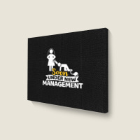 Soon Under New Management Bachelor Party Landscape Canvas Print | Artistshot