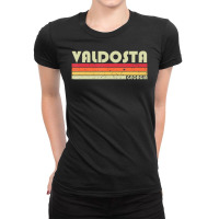 Valdosta Ga Georgia City Home Roots Retro 70s 80s Ladies Fitted T-shirt | Artistshot