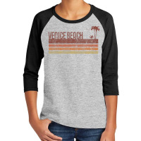 Venice Beach California Vintage 70s 80s Vacation Youth 3/4 Sleeve | Artistshot