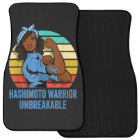 Hashimoto's Disease Warrior Shirt Unbreakable Front Car Mat | Artistshot