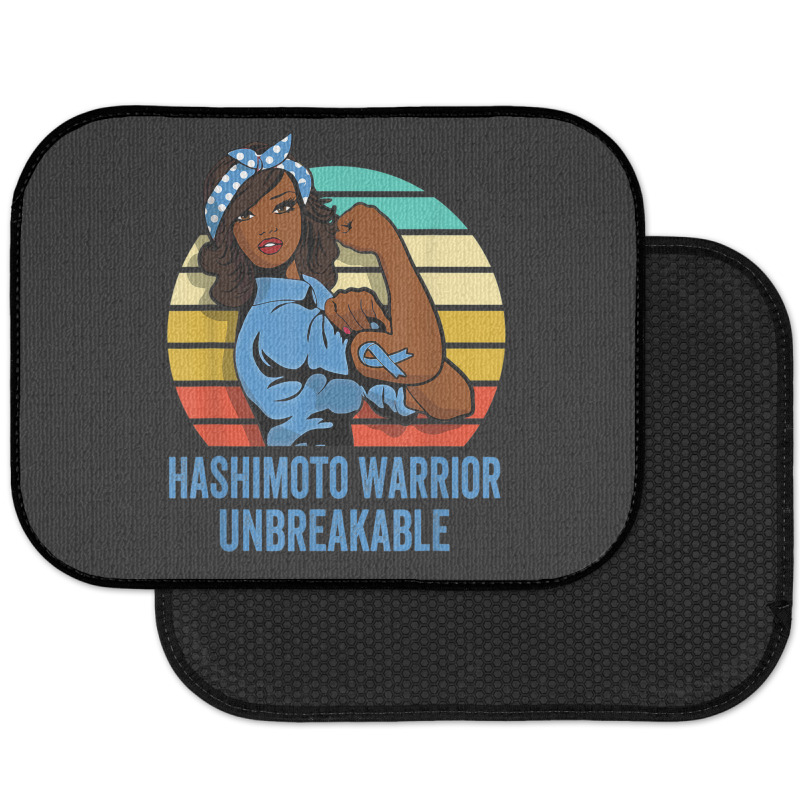 Hashimoto's Disease Warrior Shirt Unbreakable Rear Car Mat | Artistshot