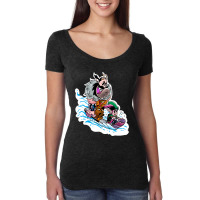 Hot Trend Grumpus And Kandi Snowboarding Women's Triblend Scoop T-shirt | Artistshot