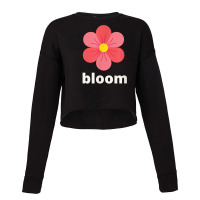 Colorful Flower Wildflower Cute Casual Botanical Bloom T Shirt Cropped Sweater | Artistshot