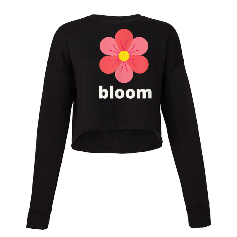 Colorful Flower Wildflower Cute Casual Botanical Bloom T Shirt Cropped Sweater by j83tytler | Artistshot