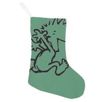 Calvin & Hobbes Comic Running Naked Holiday Stocking | Artistshot
