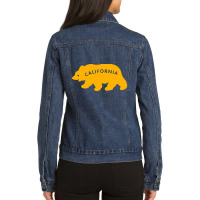 Hot Trend California Golden Bears (gold) - Vintage Walking Bear Ladies Denim Jacket | Artistshot