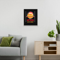 Trending Happy Holidays With Cheese Shirt Christmas Cheeseburger Gift- Metal Print Vertical | Artistshot