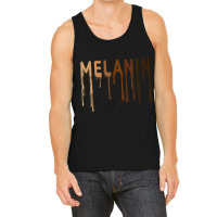 Unique Hand Drawn Melanated Drippin Paint Melanin Blm Bhm Tank Top | Artistshot