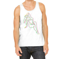 Colorful Line Work Girl Tank Top | Artistshot