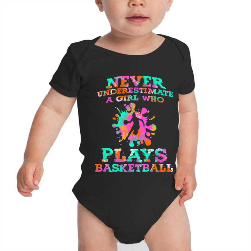 Basketball Player  Hoops Streetball Baller Basketball Girls Baby Bodysuit by Davidartist | Artistshot