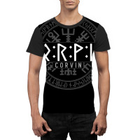 Corvin In Futhark Runes Viking T Shirt Graphic T-shirt | Artistshot